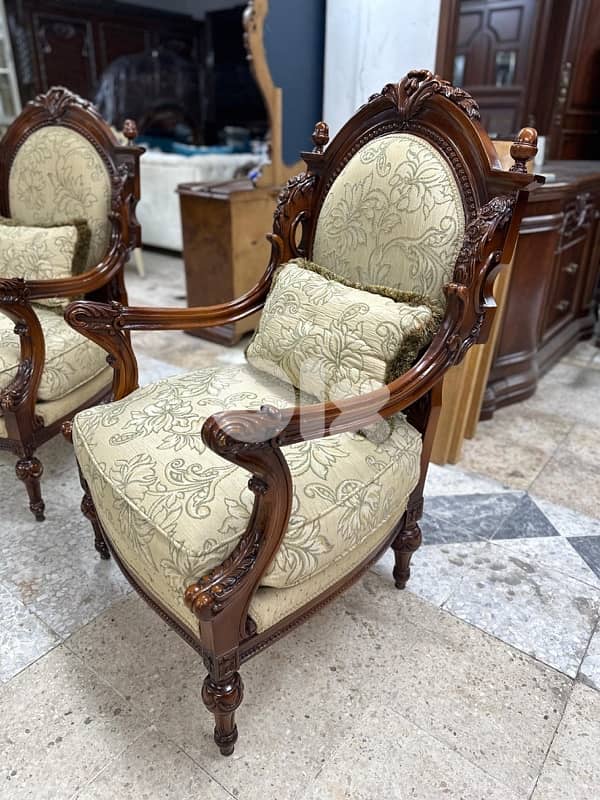 طقم صالون خشب زان 0