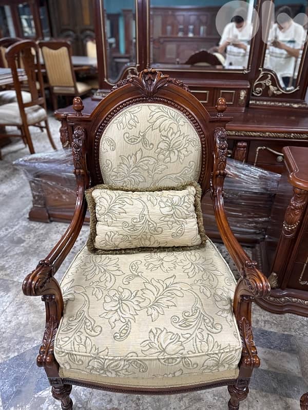 طقم صالون خشب زان 2