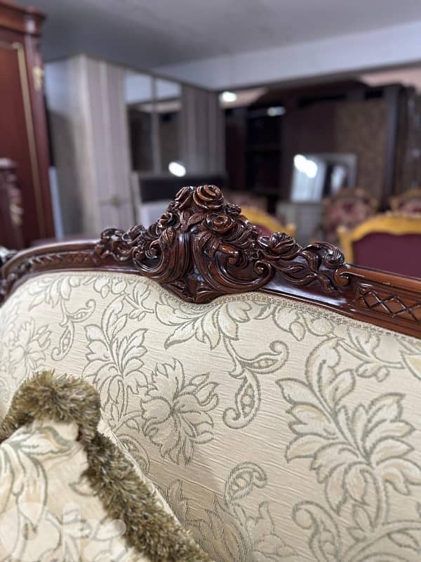 طقم صالون خشب زان 4