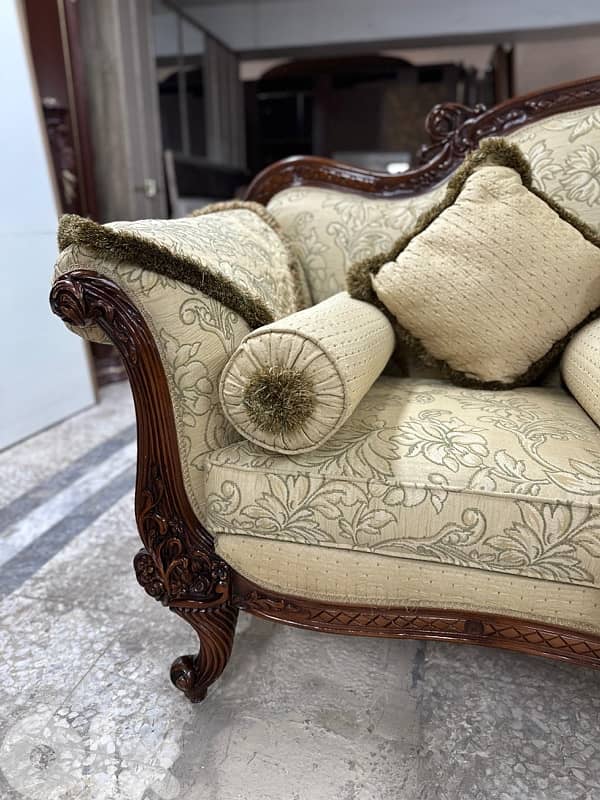 طقم صالون خشب زان 12