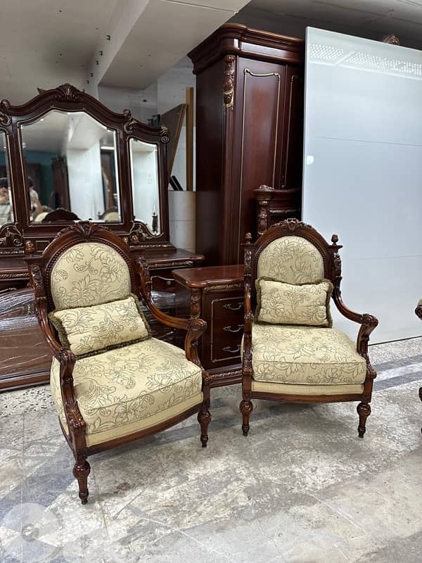 طقم صالون خشب زان 13