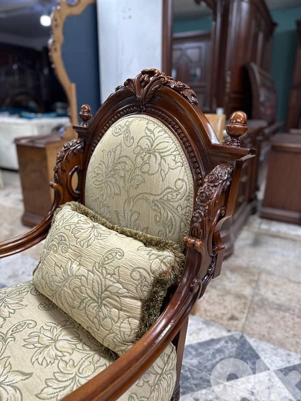 طقم صالون خشب زان 14