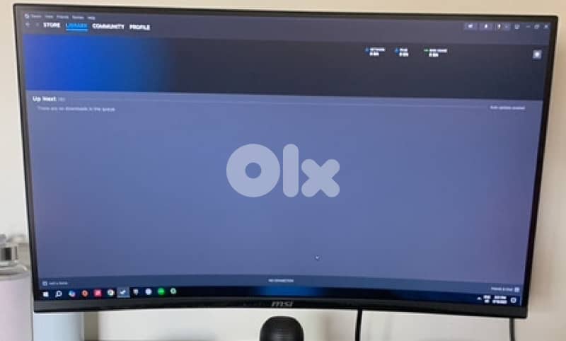 custom gaming pc great condition + new MSI MAG FHD 27” curved monitor 3