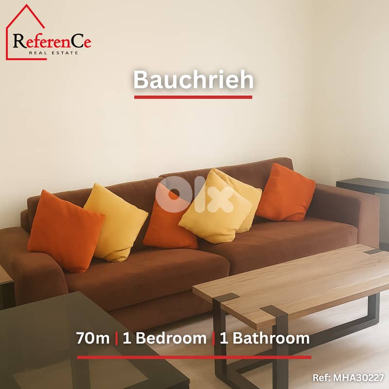 Renovated Apartment for sale in Baouchriye شقة مجددة في البوشرية للبيع 0