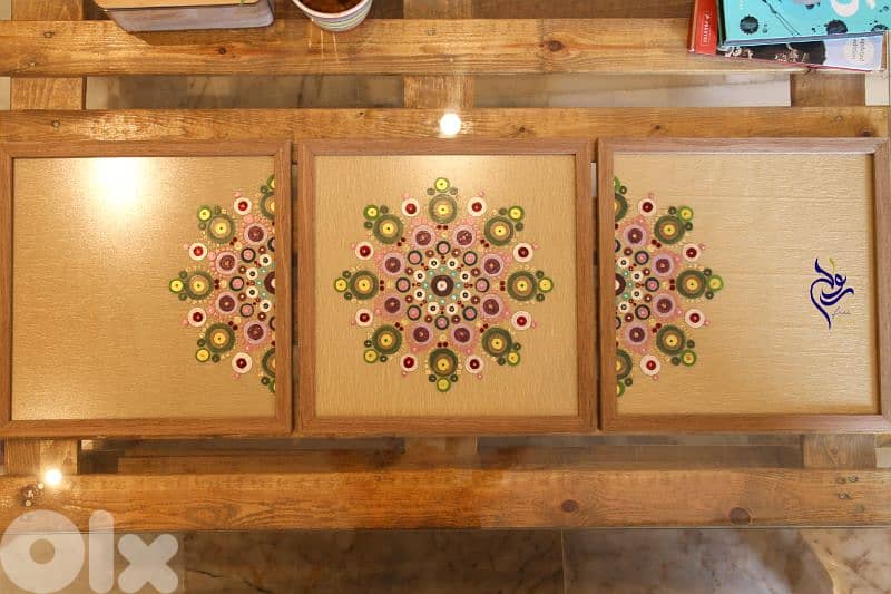 Hand painted Mandala 1