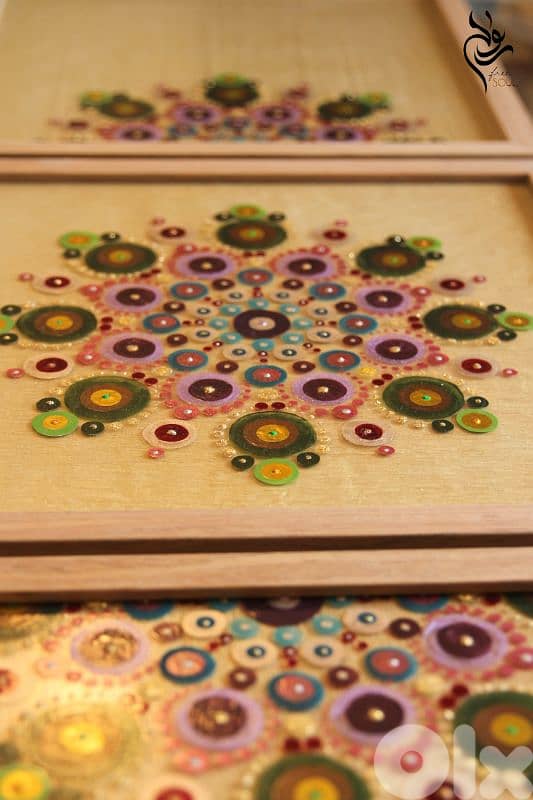 Hand painted Mandala 3