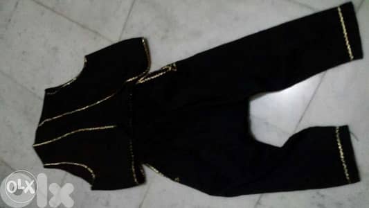 شروال ولادي مع جيليه مطرزين