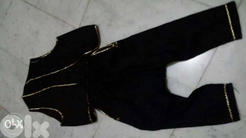 شروال ولادي مع جيليه مطرزين 0