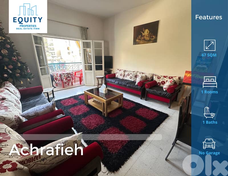 67 SQM Apartment For Sale In Achrafieh شقة للإيجار #JZ230624 0