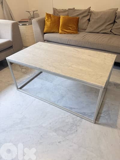 marble coffee tables set of 2