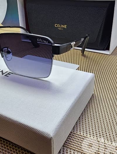 Celine Black Luxury Sunglasses with box