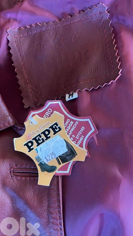 صفقة جملة! 15 جاكيت جلد طبيعي أصلي PEPE ECUADOR | مخزون للتجار 3