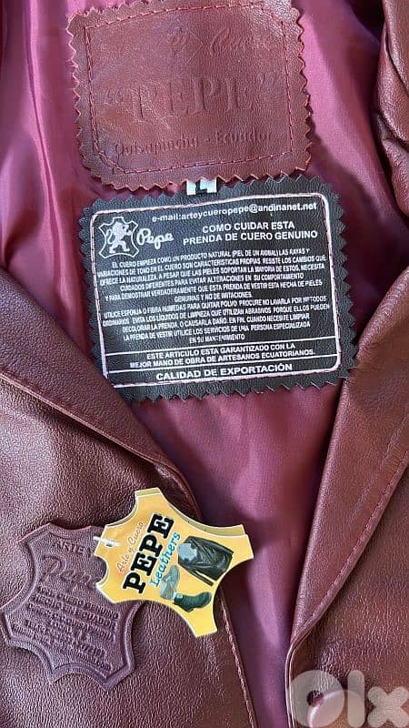 صفقة جملة! 15 جاكيت جلد طبيعي أصلي PEPE ECUADOR | مخزون للتجار 4