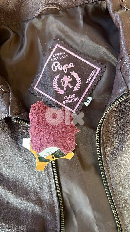 صفقة جملة! 15 جاكيت جلد طبيعي أصلي PEPE ECUADOR | مخزون للتجار 10