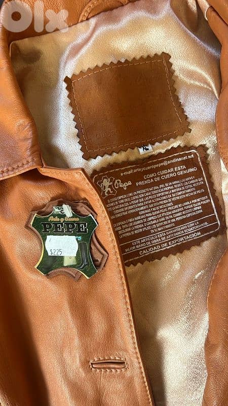 صفقة جملة! 15 جاكيت جلد طبيعي أصلي PEPE ECUADOR | مخزون للتجار 13
