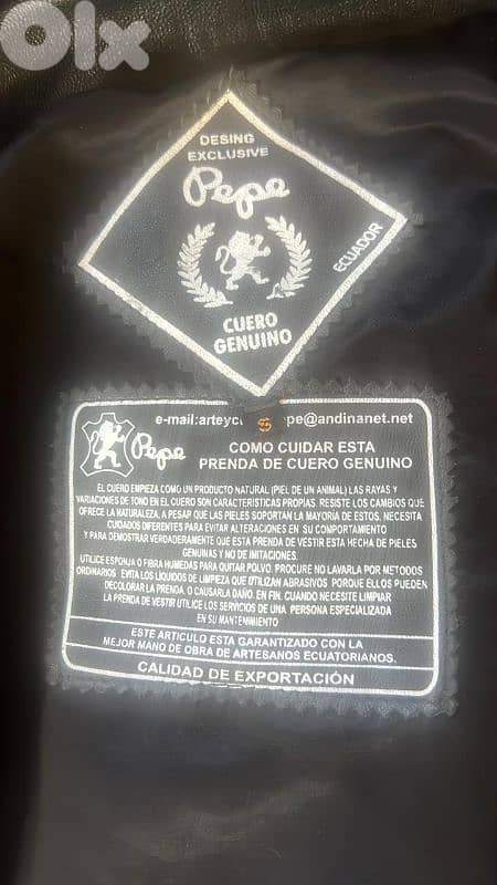 صفقة جملة! 15 جاكيت جلد طبيعي أصلي PEPE ECUADOR | مخزون للتجار 17