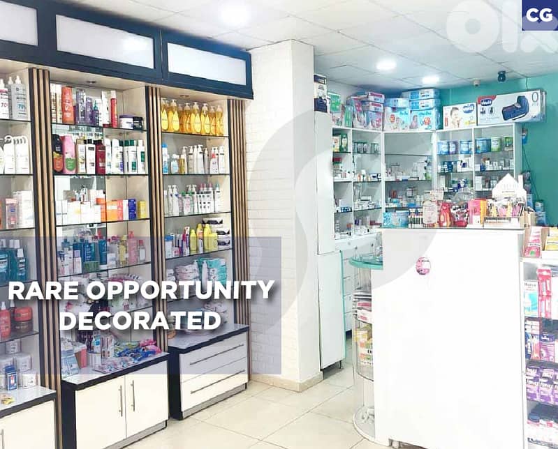 Duplex Pharmacy for Rent– Furn El Chebbak REF#CG129108 0