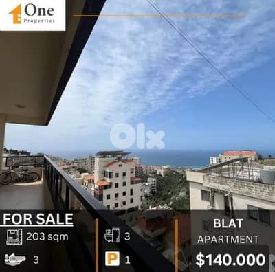 APARTMENTS FOR SALE IN BLAT - JBEIL