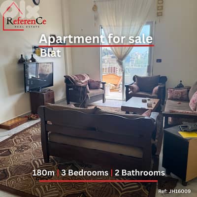 Good location apartment in Blat شقة للبيع في بلاط