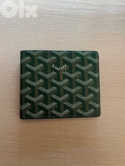 Brand new Dark green Goyard wallet