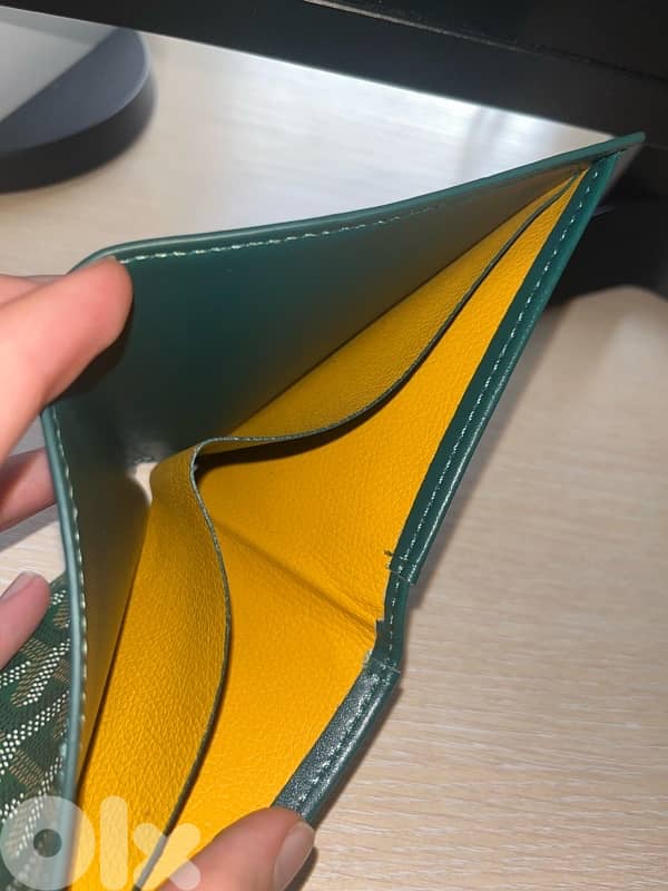 Brand new Dark green Goyard wallet 2