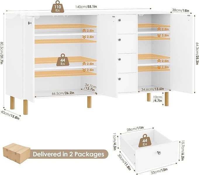 FirFurd Sideboard for Living Room 4