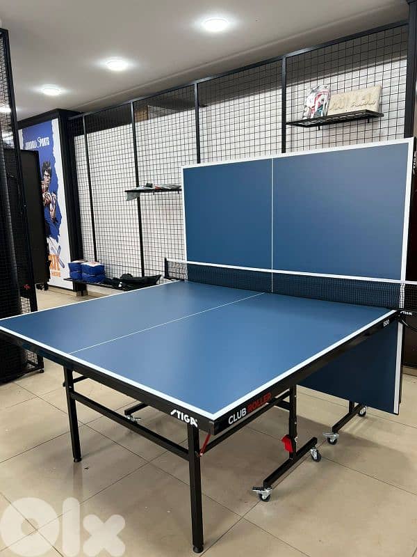 pingpong table stiga club roller طاولة بينغ بونغ 0