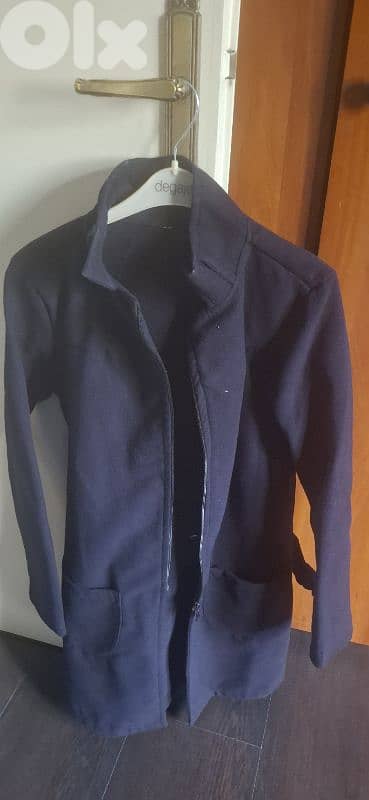 white coat & navy coat 1