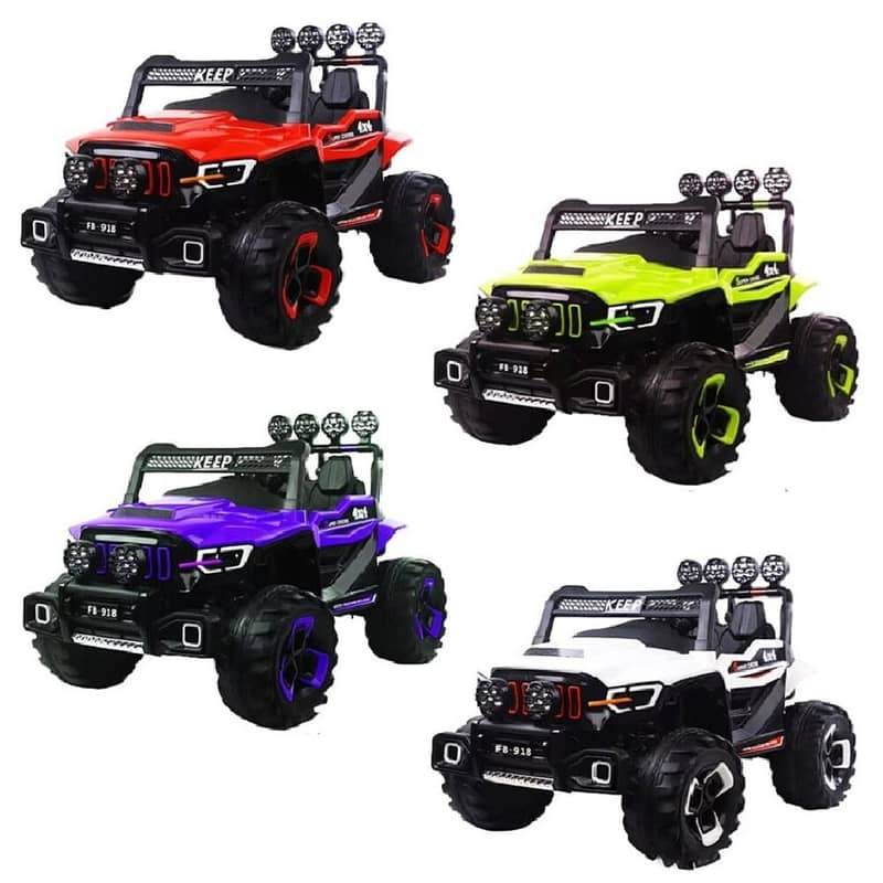 Jeep Car for Kids with Rechargeable Battery 12V 7AH- سيارة جيب للأطفال 0