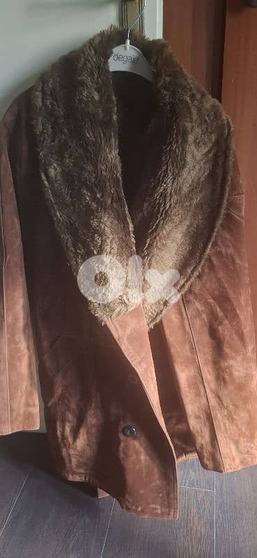 Elegant original fabric coat