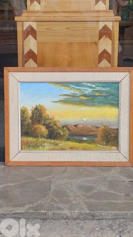 لوحة رسم زيتي اوروبية 2