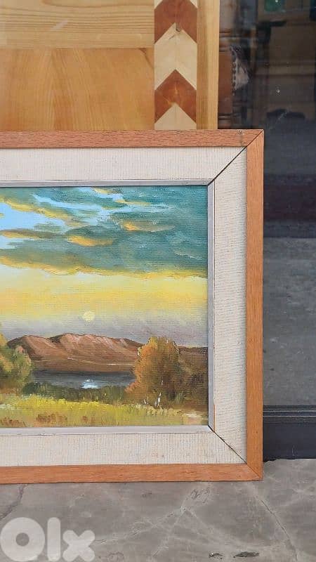 لوحة رسم زيتي اوروبية 4