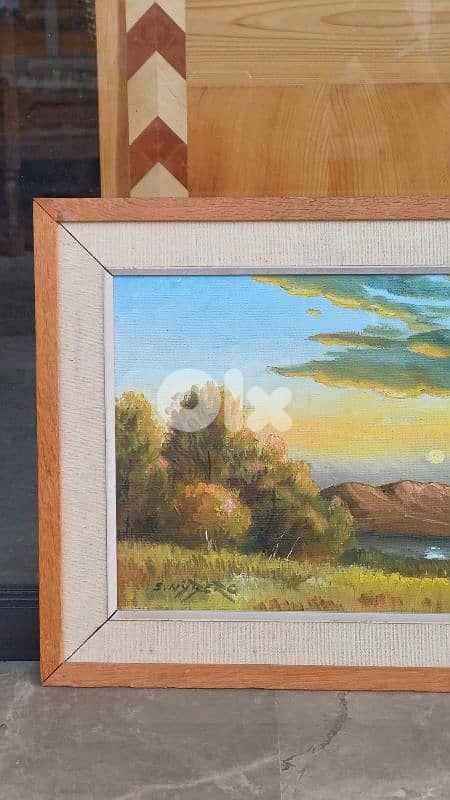 لوحة رسم زيتي اوروبية 5