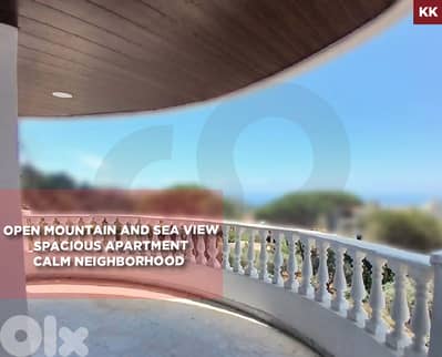 Spacious -Mountain and Sea View in Bchamoun-Maderes REF#KK129133
