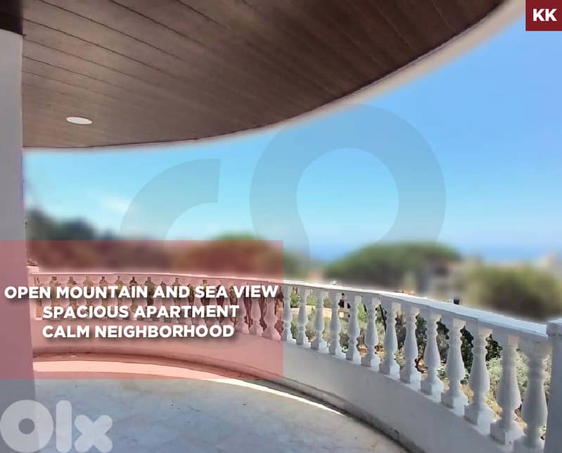 Spacious -Mountain and Sea View in Bchamoun-Maderes REF#KK129133 0