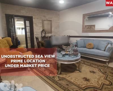 Unobstructed sea view, Spacious, aley, khaldeh/خلدة  REF#WA129136