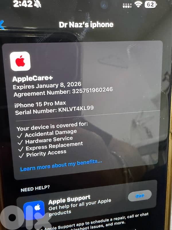 iphone 15 pro max 512 gb with applecare+ 3