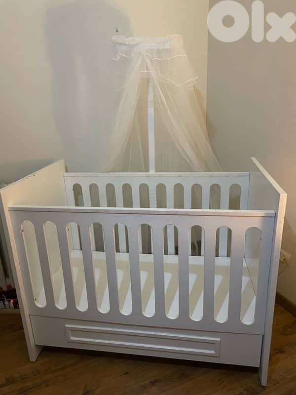 Wooden Baby Bed 3