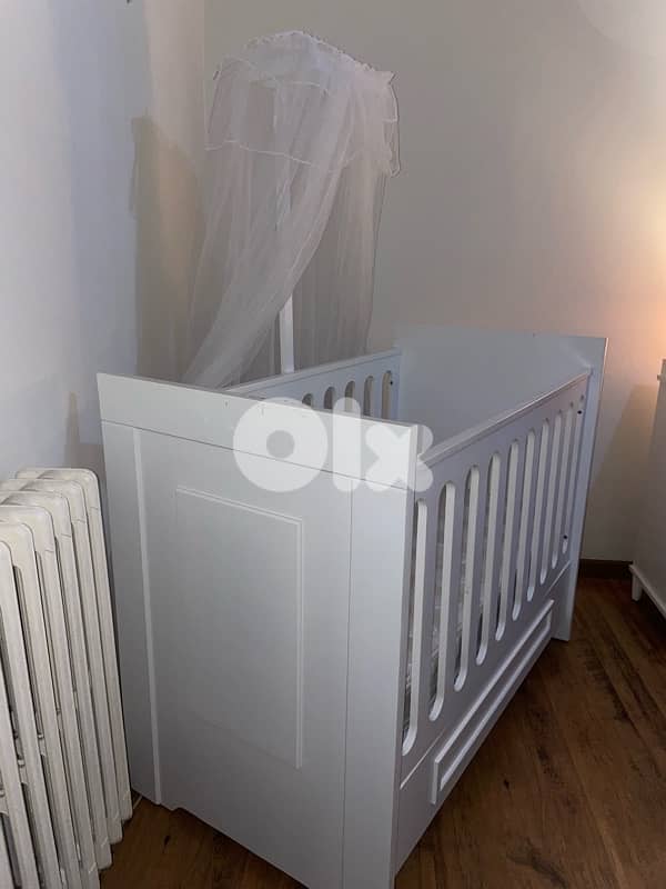 Wooden Baby Bed 1