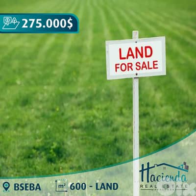Sea And Mountain View Land For Sale In Bseba
