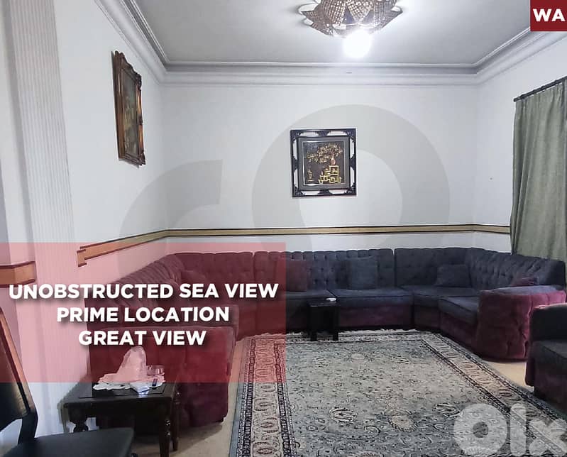 unobstructed sea view- prime location - Khaldeh REF#WA129144 0