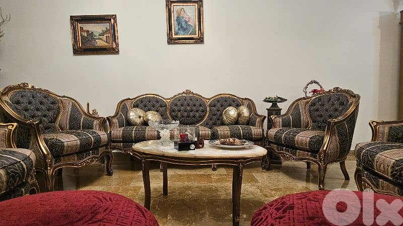 Living room + tables صالون 1