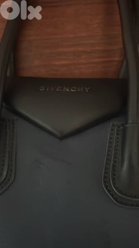 Givenchy navy blue and black handbag 1