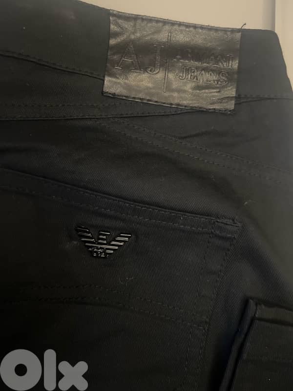 Armani black jeans 1