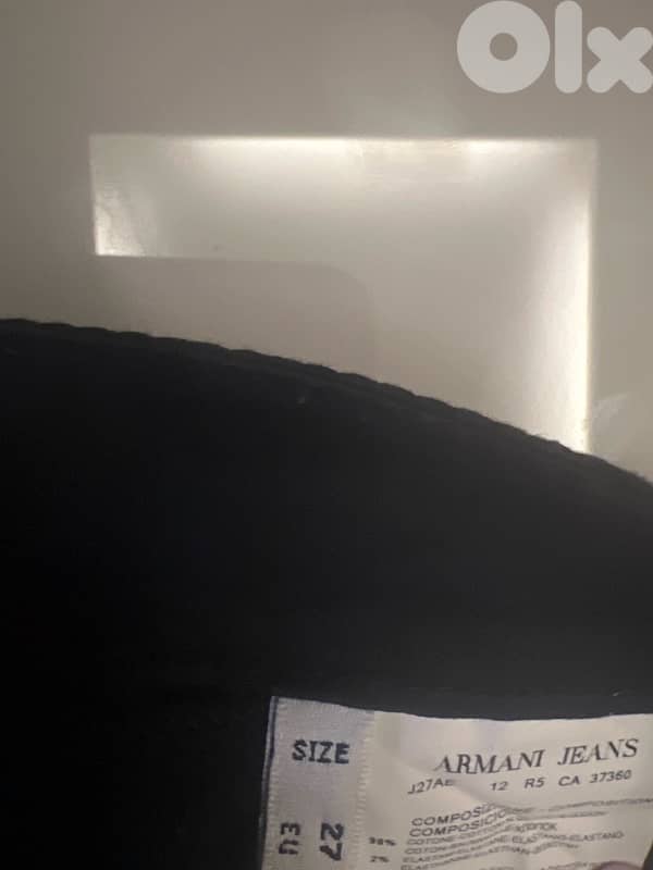 Armani black jeans 4