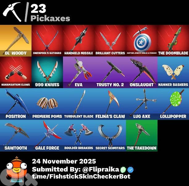 fortnite account/take the L/the reaper skin orange justice/PSN 1