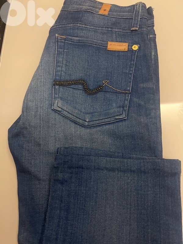 7 for all mankind skinny jeans 0