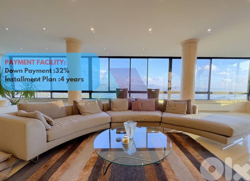 Furnished&Decorated Apartment+View 4 Sale in Broumana - شقة في برومانا 0