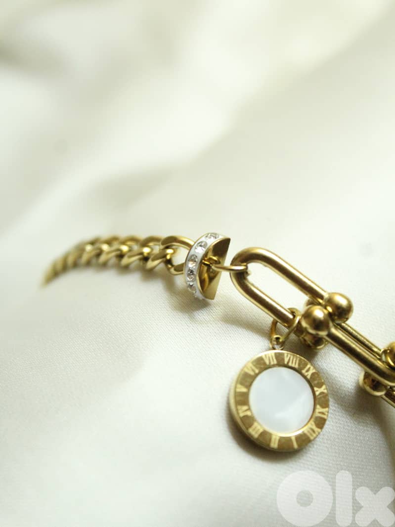 Royal Blue Bracelet, Jewelry, Brazilian Gold, 316L SS (Free Delivery) 2