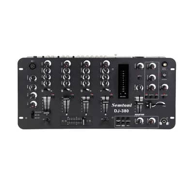 Semtoni DJ-380 4-channel DJ mixer.